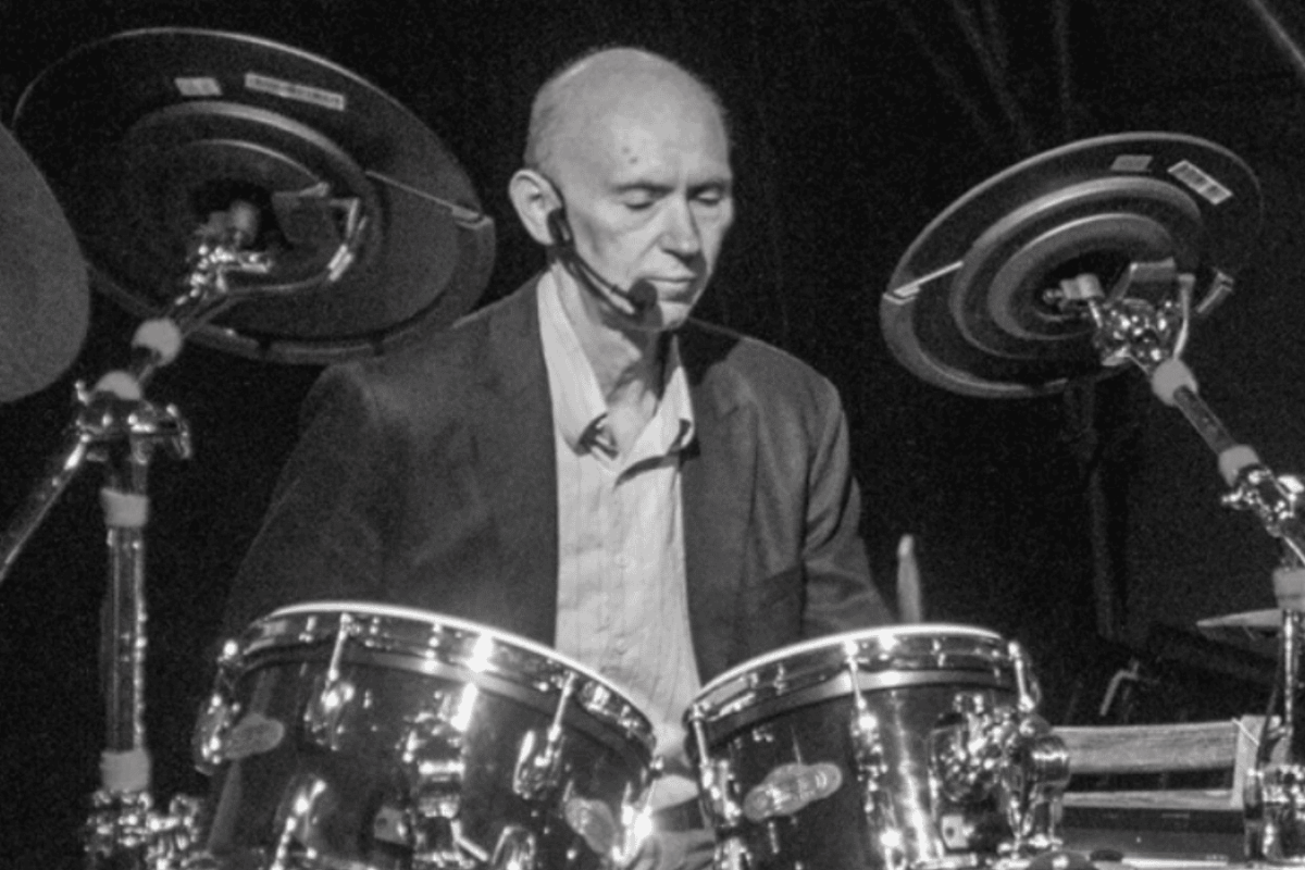 Wojciech Morawski drumming