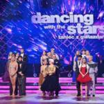 dancing couple backstage