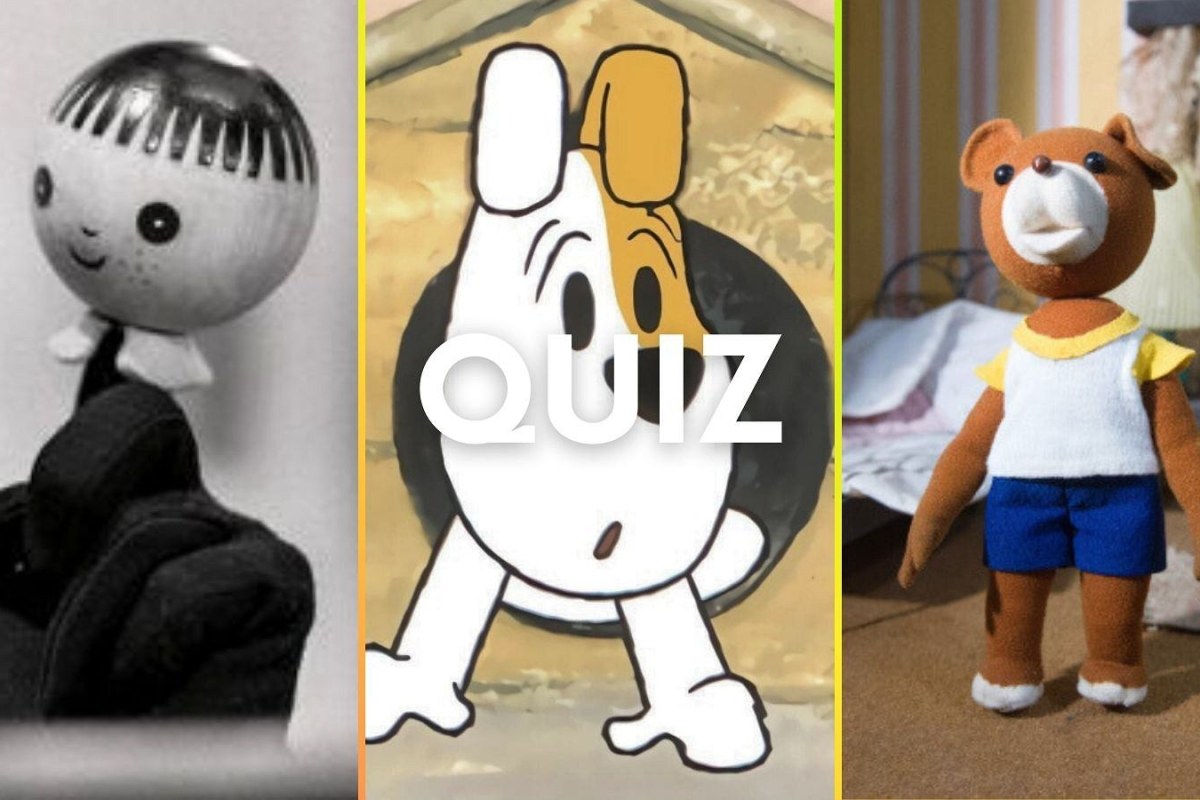 vintage Polish cartoon characters