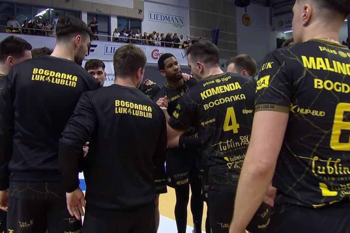 volleyball match action