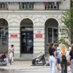 city skyline contrast