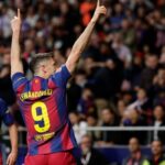 Robert Lewandowski celebration