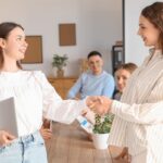 business women meeting