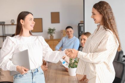 business women meeting