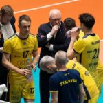 volleyball match action