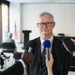 political press conference