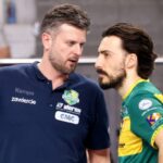 volleyball match action