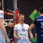 volleyball match action