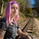 stressed young adult