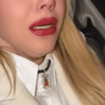 crying woman driving