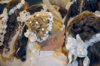 first communion family