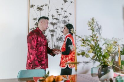 traditional couple home