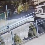 truck accident school