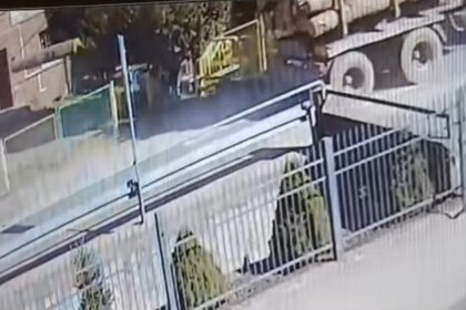 truck accident school