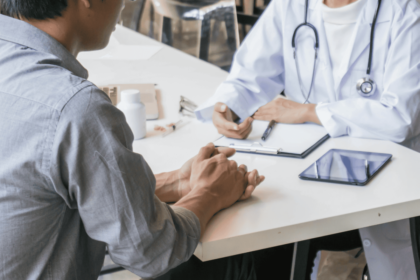 person with documents