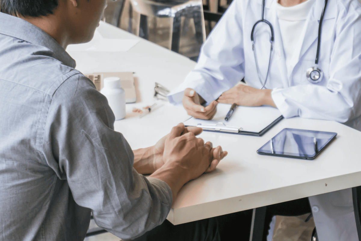 person with documents