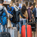 airport security queue