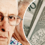 senior with documents