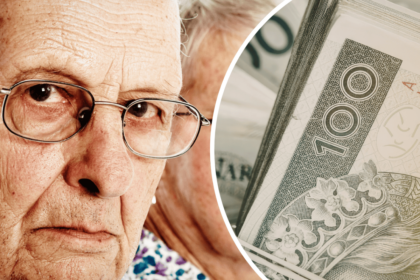 senior with documents