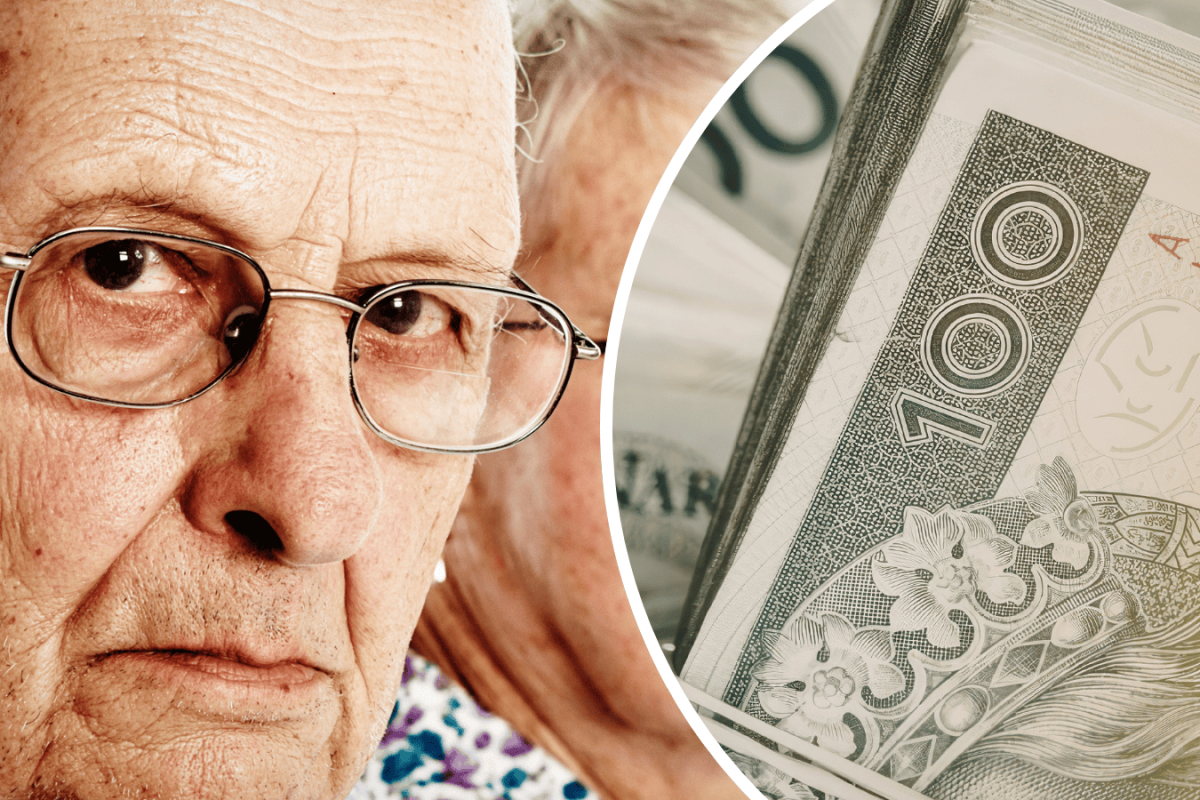 senior with documents