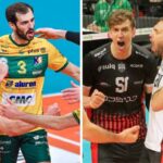 volleyball match action