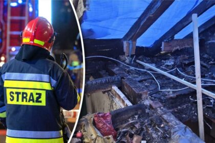 burned house firefighter