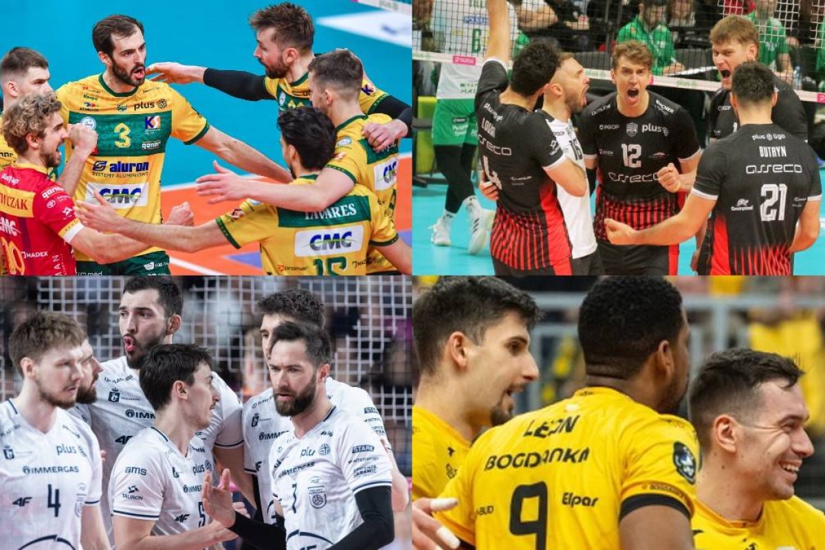 volleyball team celebration