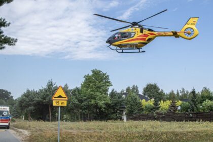 car accident rescue helicopter