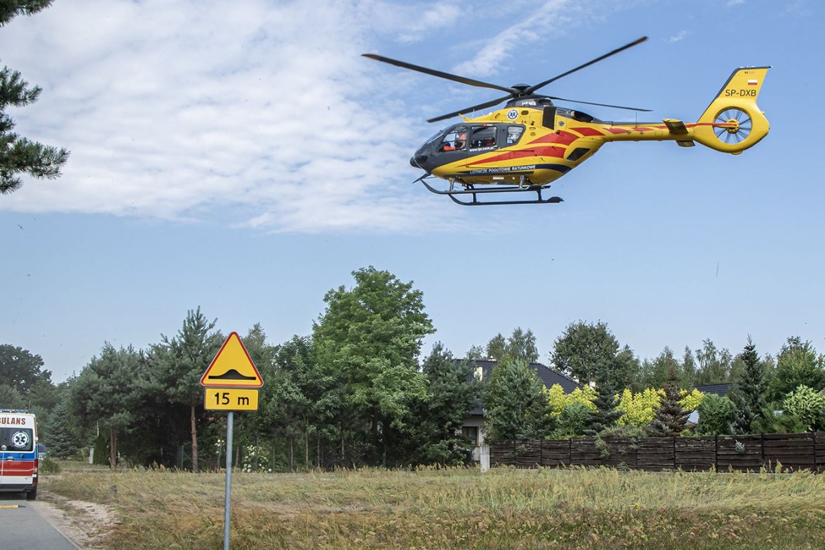 car accident rescue helicopter