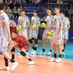 volleyball match action