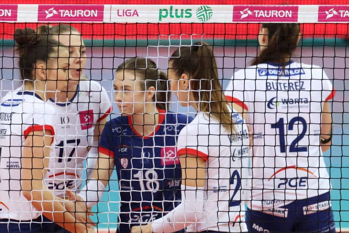 volleyball match action