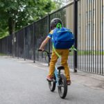 child cycling school