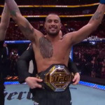 UFC champion celebration