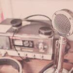 vintage radio microphone