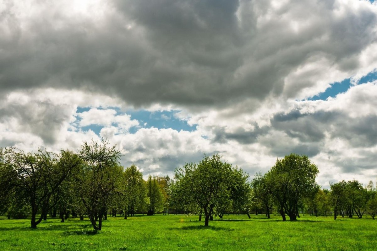 stormy sky landscape