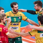 volleyball match action