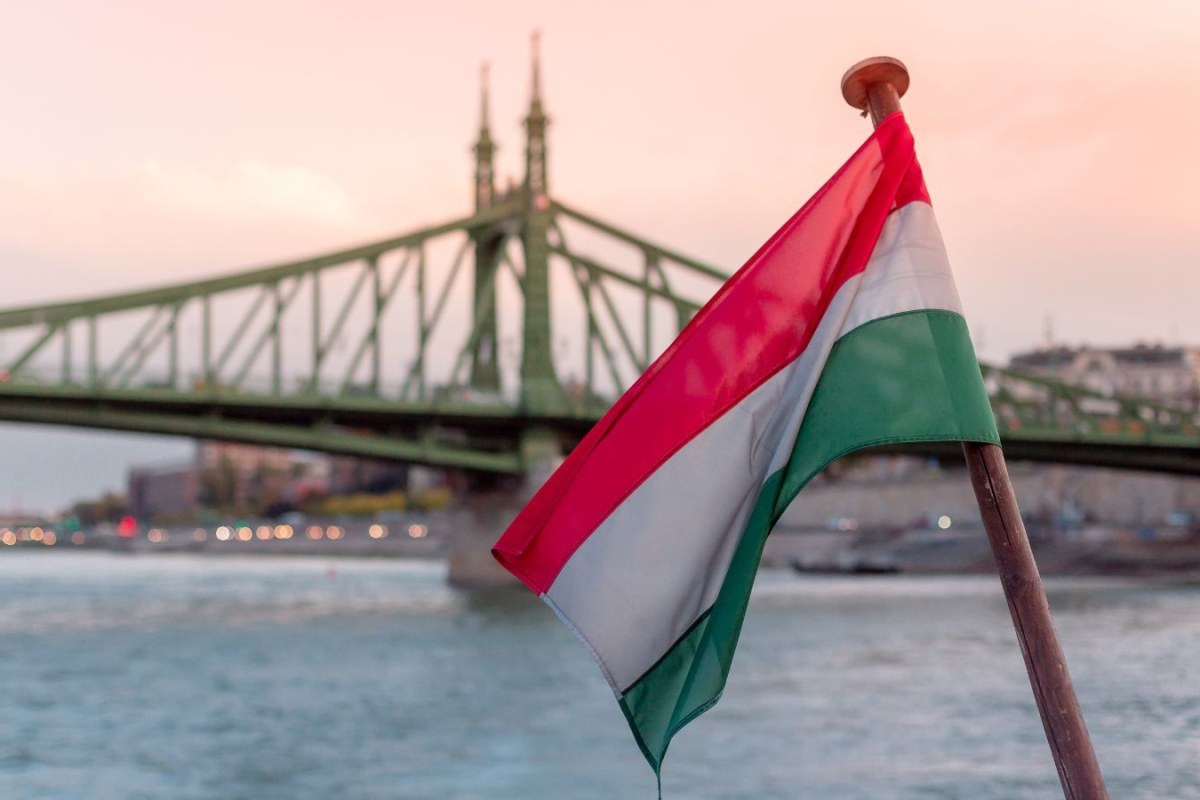 Hungary election polling station