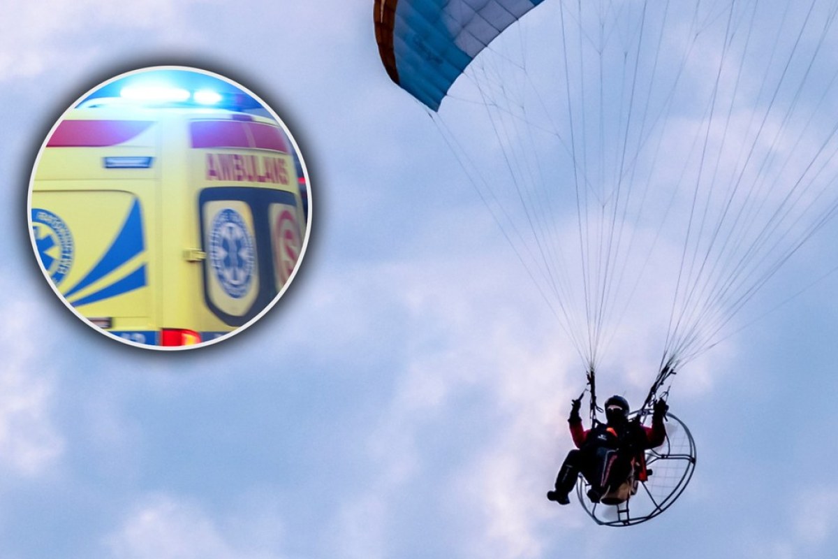 paragliding accident airport