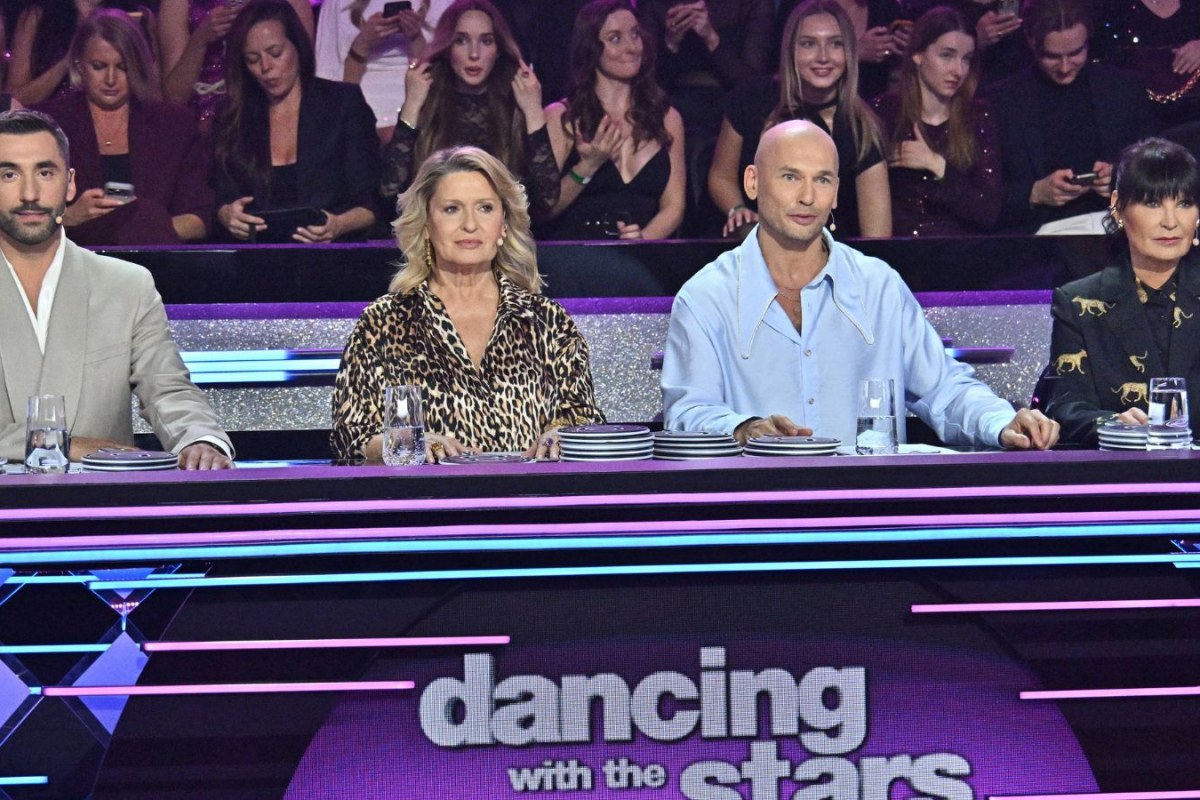 black white TV screen