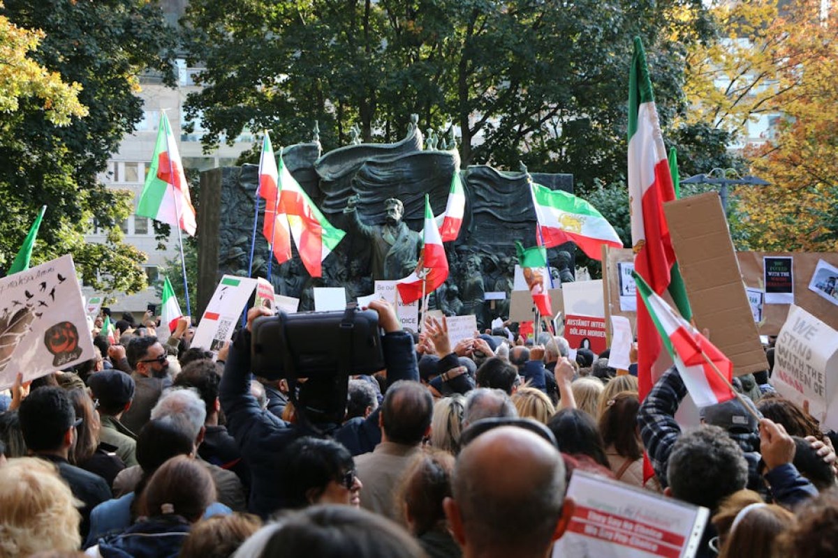 political rally Budapest