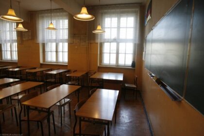 empty kindergarten classroom