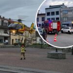 accident scene helicopter