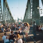 Budapest celebration crowd
