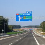 highway construction aerial