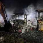 construction site fire