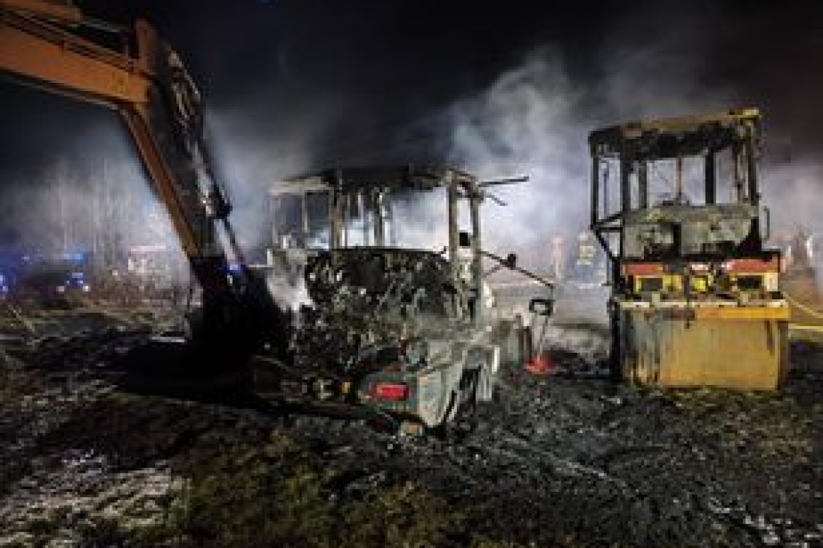 construction site fire