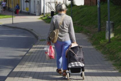 senior woman smiling