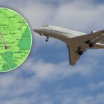 military aircraft night