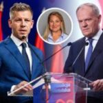 Poland Hungary flags meeting