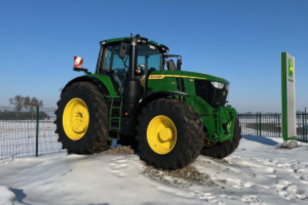 John Deere tractor farmer